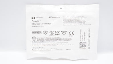 Covidien 8888272013 Argyle Y Barbed Connector Polypropylene, Large (x)